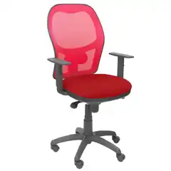 SILLA JORQUERA MALLA ROJA ASIENTO BALI GRANATE