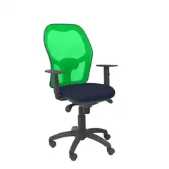 SILLA JORQUERA MALLA VERDE ASIENTO BALI AZUL MARINO