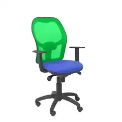 SILLA JORQUERA MALLA VERDE ASIENTO BALI AZUL