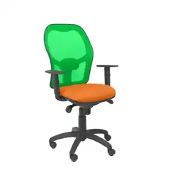 SILLA JORQUERA MALLA VERDE ASIENTO BALI NARANJA 15SVBALI308 PIQUERAS Y CRESPO
