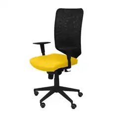 SILLA OSSA NEGRA BALI AMARILLO 16SNBALI100 PIQUERAS Y CRESPO
