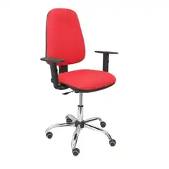SILLA SOCOVOS BALI ROJO BRAZOS REGULABLES 17CPBALI350B10 PIQUERAS Y CRESPO