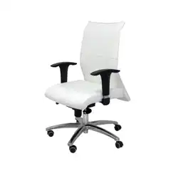 SILLÓN ALBACETE CONFIDENTE SIMILPIEL BLANCO HASTA 160 KG 207SXLSPBL PIQUERAS Y CRESPO