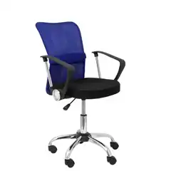 SILLA INFANTIL CARDENETE RESPALDO MALLA AZUL ASIENTO NEGRO 238GANE PIQUERAS Y CRESPO
