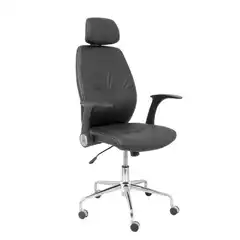 SILLA HUELVES SIMILPIEL NEGRO CON CABECERO 239DBSPNEC PIQUERAS Y CRESPO