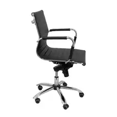 SILLÓN MADROÑO CONFIDENTE SIMILPIEL NEGRO 258CBNE PIQUERAS Y CRESPO