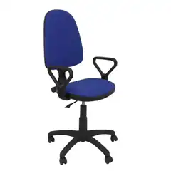 SILLA ALCALÁ ARÁN AZUL CON BRAZOS