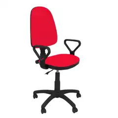 SILLA ALCALÁ ARÁN ROJO CON BRAZOS 268CPARAN350JB12 PIQUERAS Y CRESPO