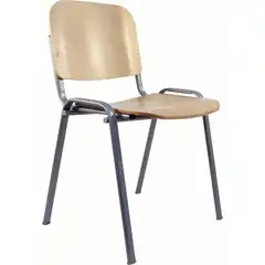 SILLA RODA MADERA HAYA ESTRUCTURA GRIS 26M PIQUERAS Y CRESPO