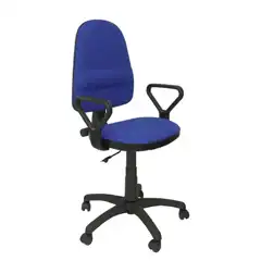 SILLA HERRERA ARAN AZUL CON BRAZOS FIJOS 270CPARAN229JB12 PIQUERAS Y CRESPO