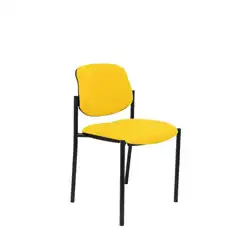 SILLA FIJA VILLALGORDO BALI AMARILLO CHASIS NEGRO 27NBALI100 PIQUERAS Y CRESPO