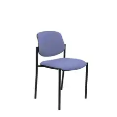 SILLA FIJA VILLALGORDO BALI AZUL CLARO CHASIS NEGRO 27NBALI261 PIQUERAS Y CRESPO