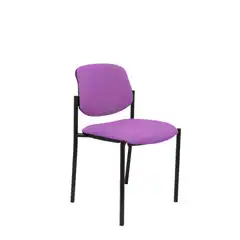 SILLA FIJA VILLALGORDO BALI LILA CHASIS NEGRO 27NBALI82 PIQUERAS Y CRESPO