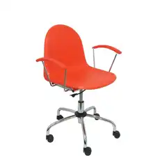 SILLA  VES GIRATORIA COLOR NARANJA 320GNA PIQUERAS Y CRESPO