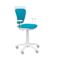 SILLA JUVENIL SALINAS BLANCA MICRO AZUL 34BCLMICRO31 PIQUERAS Y CRESPO