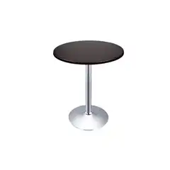 MESA DE VENDING ALTAREJOS BASE CROMADA Y TABLERO 60CM NEGRO 79CRNE PIQUERAS Y CRESPO