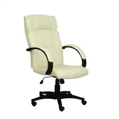 SILLÓN MUNERA SIMILPIEL CREMA 97DBCR PIQUERAS Y CRESPO