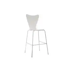 PACK DE 4 TABURETES MIRA EN MADERA COLOR BLANCO