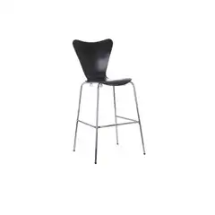 PACK DE 4 TABURETES MIRA EN MADERA COLOR NEGRO