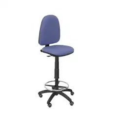 TABURETE AYNA BALI AZUL CLARO RUEDAS DE PARQUÉ T04CPBALI261RP PIQUERAS Y CRESPO