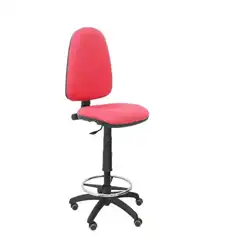 TABURETE AYNA BALI ROJO RUEDAS DE PARQUÉ T04CPBALI350RP PIQUERAS Y CRESPO