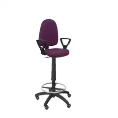 TABURETE AYNA BALI MORADO BRAZOS FIJOS RUEDAS DE PARQUÉ T04CPBALI760BGOLFRP PIQUERAS Y CRESPO