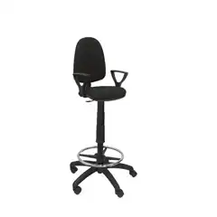 TABURETE AYNA BALI NEGRO CON BRAZOS FIJOS T04CPBALI840BGOLF PIQUERAS Y CRESPO