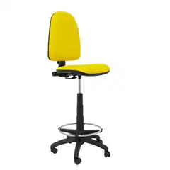 TABURETE AYNA SIMILPIEL AMARILLO T04CPSPAM PIQUERAS Y CRESPO