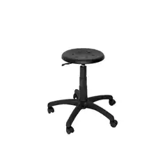 TABURETE TORRALBA PLÁSTICO NEGRO