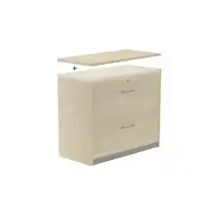 Material KIT STORE 78x90x45 ARMARIO DE MELAMINA SIN TECHO HAYA/FRONTALES ROBLE SIN TAPA ROCADA