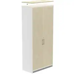 KIT STORE 156x90x45 ARMARIO DE MELAMINA SIN TECHO BLANCA/PUERTAS TOTALES HAYA SIN TAPA ROCADA