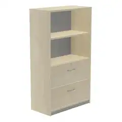 KIT STORE 156x90x45 ARMARIO MELAMINA ESTRUCTURA HAYA/FRONTALES HAYA ROCADA