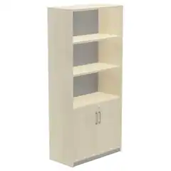 KIT STORE 195x90x45 ARMARIO MELAMINA ESTRUCTURA HAYA/PUERTAS ROBLE ROCADA