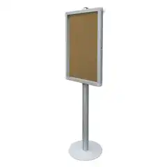 VITRINA EXTERIOR CORCHO 4xA4 + SOPORTE ROCADA