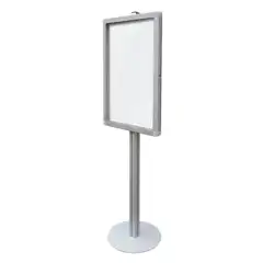 VITRINA EXTERIOR LACADA 6xA4 + SOPORTE ROCADA