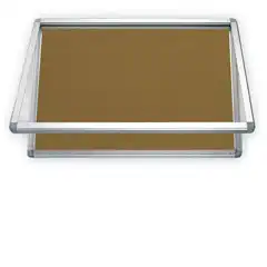 Material VITRINA PUERTA APERTURA VERTICAL CORCHO 4xA4 ROCADA