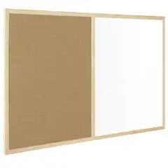 PIZARRA COMBO: MITAD CORCHO NATURAL - MITAD MELAMINA 90x60 (pack 10uni) ROCADA