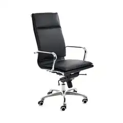 SILLA DIRECCIÓN IMITACIÓN PIEL RD-986 NEGRO ROCADA