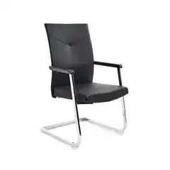 Material SILLA CONFIDENTE RD990 SÍMIL PIEL NEGRO ROCADA