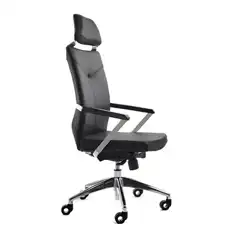 Material SILLA SÍMIL PIEL DIRECCIÓN RD-998 NEGRO CON REPOSACABEZAS RD-952 ROCADA