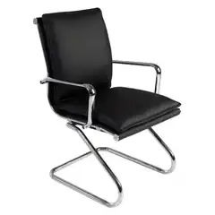 SILLA CONFIDENTE IMITACIÓN PIEL RD-985 NEGRO ROCADA