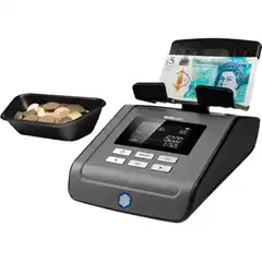 SAFESCAN BALANZA CONTADORA DE MONEDAS Y BILLETES - MODELO 6165 NEGRA