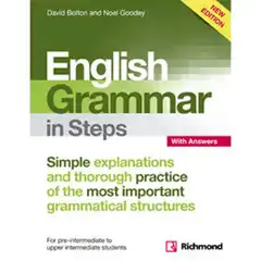 NEW ENGLISH GRAMMAR IN STEPS BOOK WITH A RICHMOND SANTILLANA 9788466817530