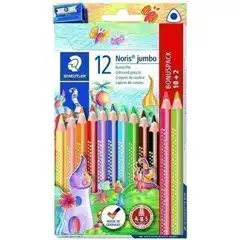 Material LAPICES COLORES STAEDTLER NORIS JUMBO 10+2 COLORES 49043 30685 (128NC10) 49043