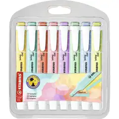 Material ROTULADOR STABILO FLUORESCENTE SWING COOL PASTEL 8UDS COLORES SURTIDOS 275/8-08-1