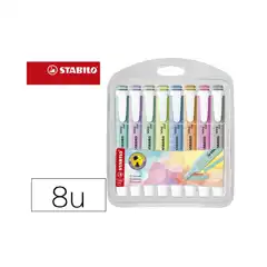 ROTULADOR STABILO FLUORESCENTE SWING COOL PASTEL 8UDS COLORES SURTIDOS 275/8-08-2