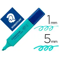 Material ROTULADOR TEXTSURFER CLASSIC STAEDTLER TURQUESA 364-35