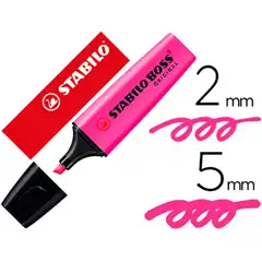 MARCADOR STABILO BOSS FLUORESCENTE FUCCIA (70/58) 153346