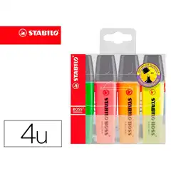 ESTUCHE STABILO BOSS 4 COLORES B-14888 (70/4) 34747 156903