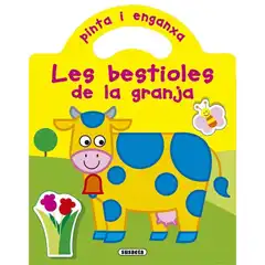 LIBRO SUSAETA  PINTA Y ENGANXA LES BESTIOLES S8055-1